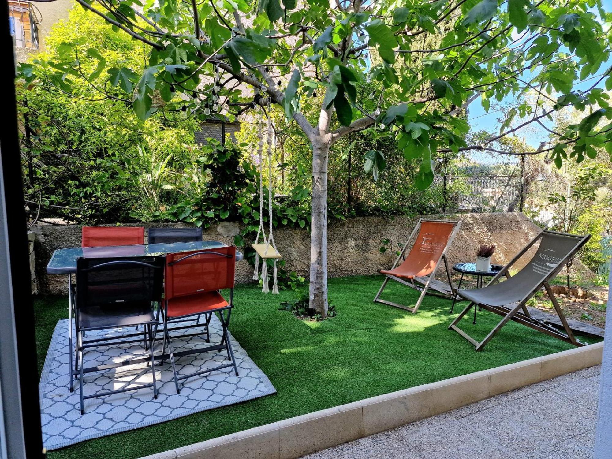 Studio Au Bas Des Cretes En Bas De Villa A La Ciotat Proche De La Mer Et De Marseille Exterior foto